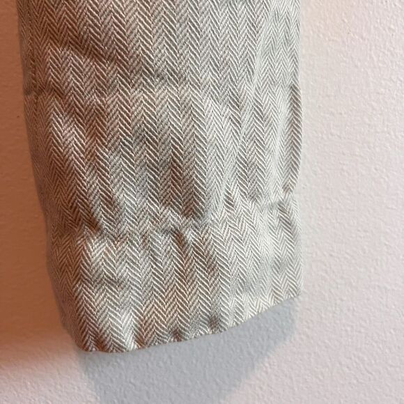 Vintage Carlisle Herringbone Wool Silk Pants Size - Picture 5 of 6